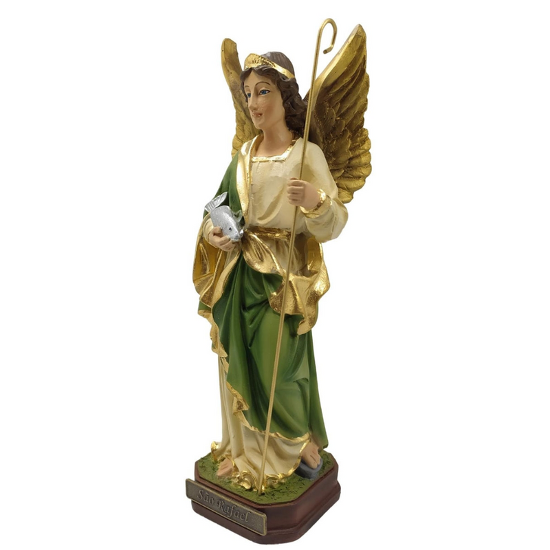 National Resin Image of Saint Raphael 20cm