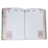 Agenda Esforzada y Valiente Verde Floral