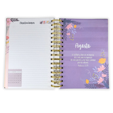 Agenda Esforzada y Valiente 2026 Negro y Verde