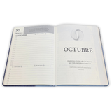 Agenda Ejecutiva 2026 Tesoros de Sabiduría Azul y Gris