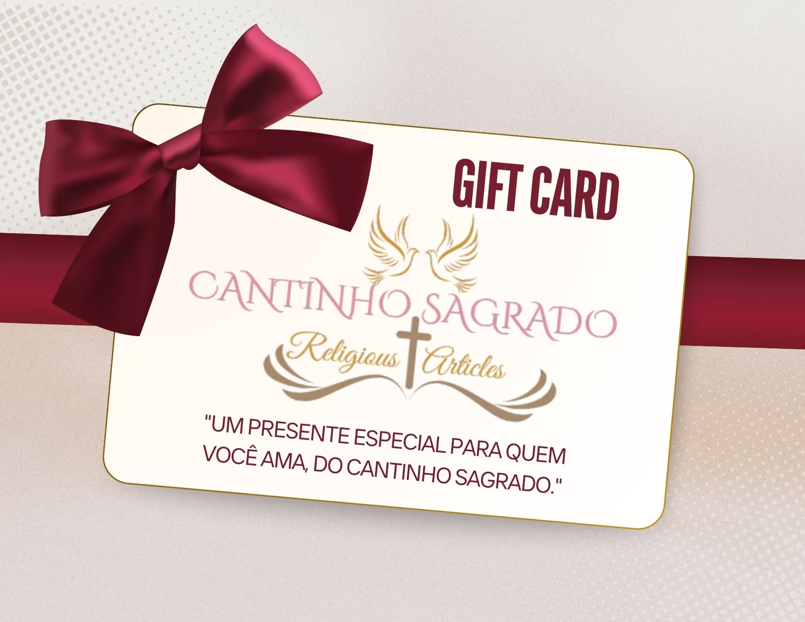Cartão Presente Cantinho Sagrado
