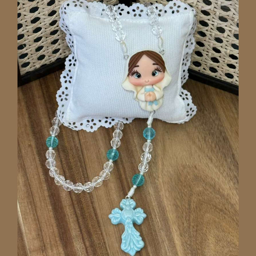 Our Lady of Lourdes Rosary – Transparent