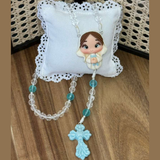 Our Lady of Lourdes Rosary – Transparent