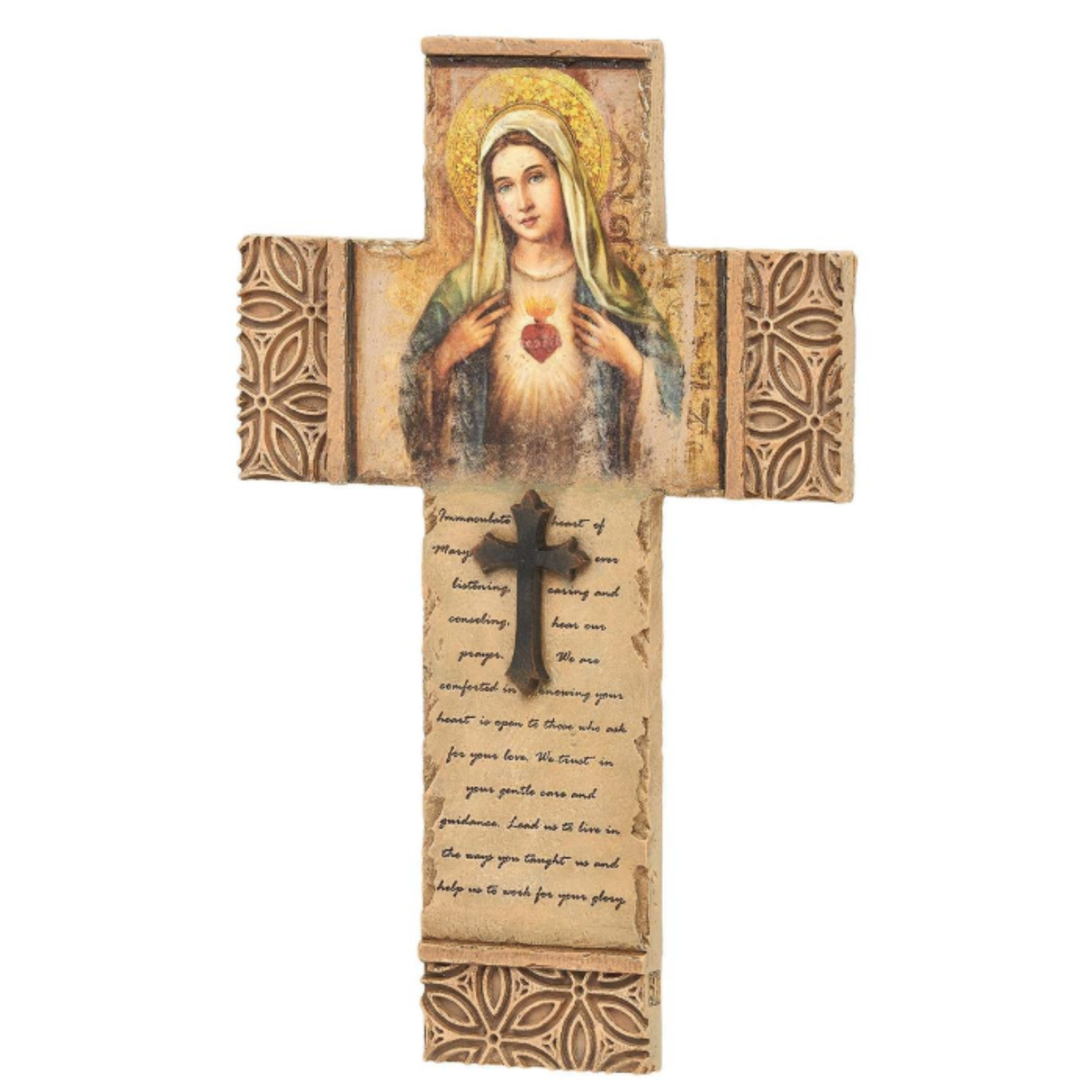 Immaculate Heart of Mary Cross 20.3 cm