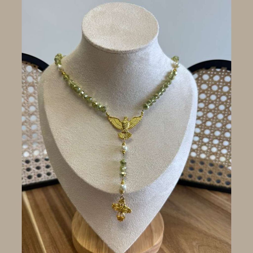 Terco Colar Espírito Santo – Cristais Verdes