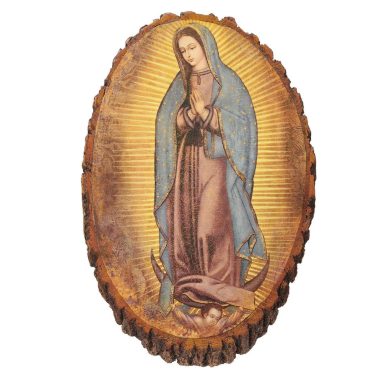 Placa en Madera Nuestra Señora de Guadalupe 31,1 cm