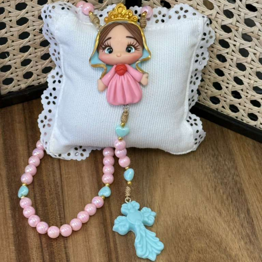 Terço Imaculado Coração de Maria – Rosa