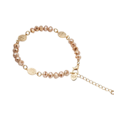 Rosary bracelet with St. Benedict medal.