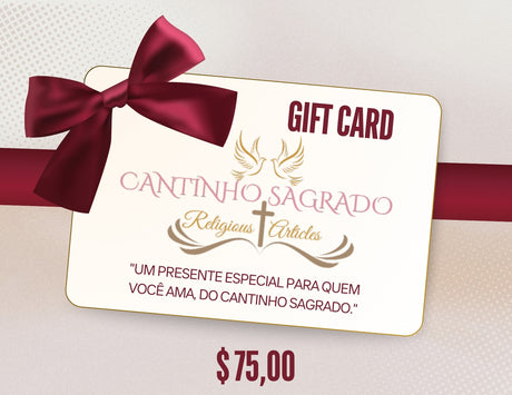 Cartão Presente Cantinho Sagrado