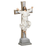 Cristo Ressuscitado na Cruz - 38cm