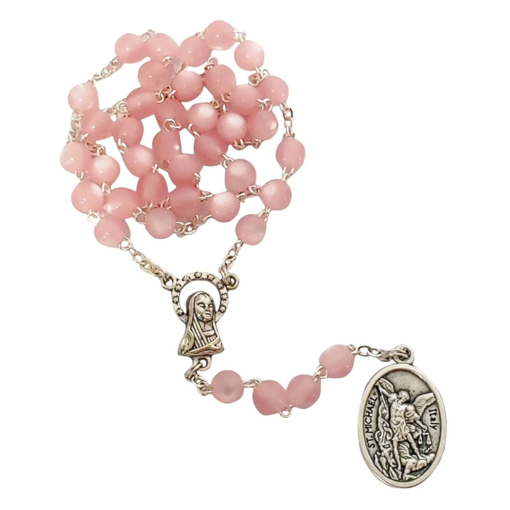 Terço São Miguel e Anjo da Guarda | Rosa |