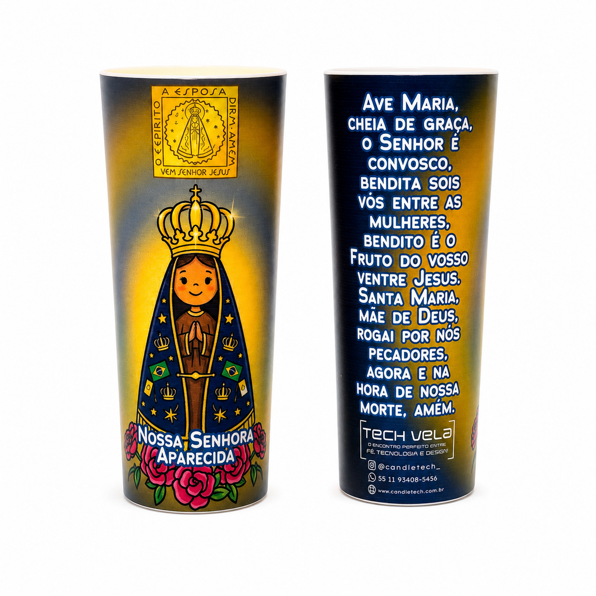 Vela LED Nossa Senhora Aparecida Infantil