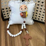 Terço São Bento – Branco