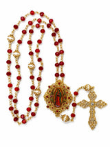 Terço Guadalupe Luxo - Vermelho