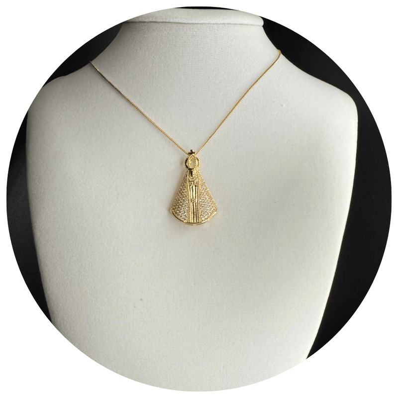 Our Lady of Aparecida Semi-Jewelry Necklace