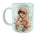 Mug of Our Lady with the Child Jesus (Pink)