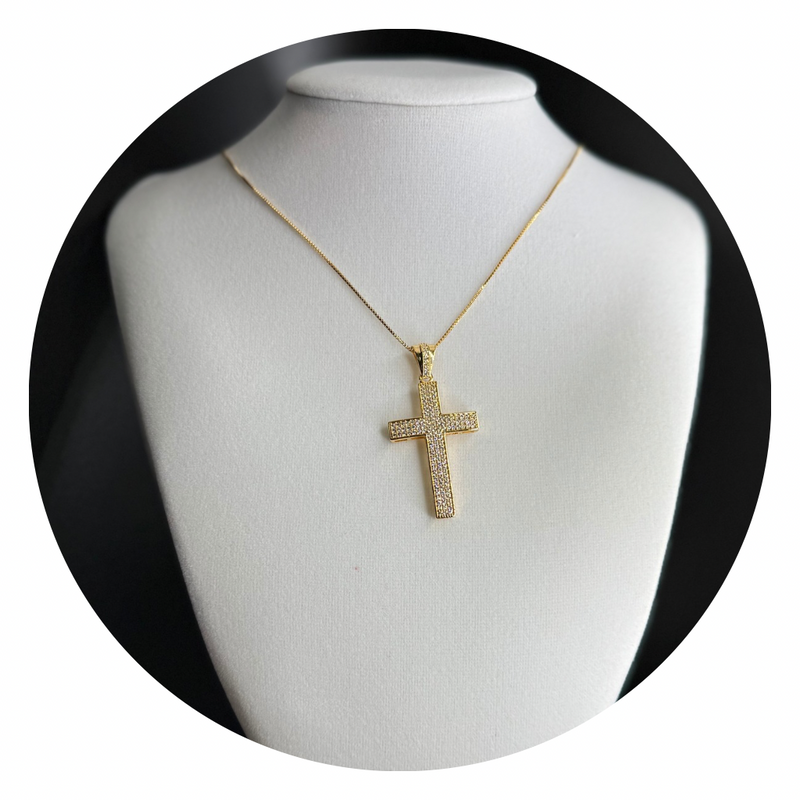 Semi-Jewelry Crucifix Necklace