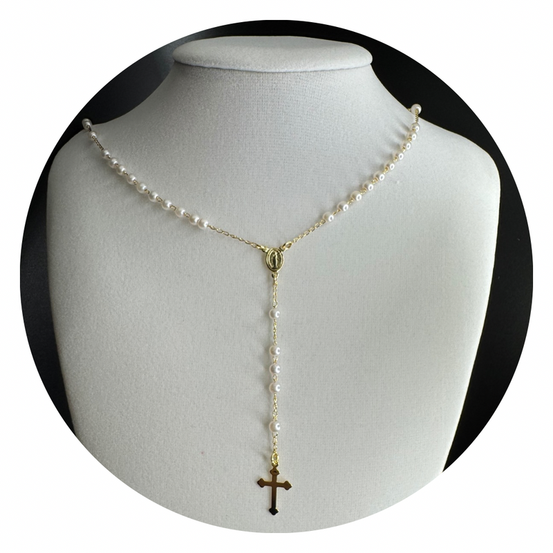 Semi-Jewelry Rosary Necklace