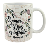 Caneca Nossa Senhora com o Menino Jesus (Rosa)