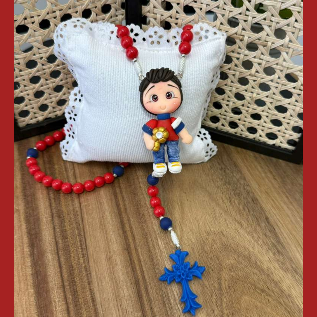 St. Charles Acutis Rosary – Red