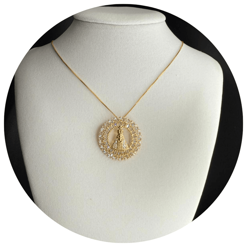 Our Lady of Aparecida Semi-Jewelry Necklace