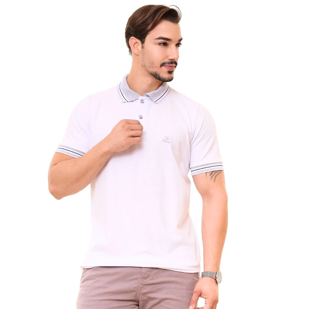 Camiseta Gola Polo Jesus