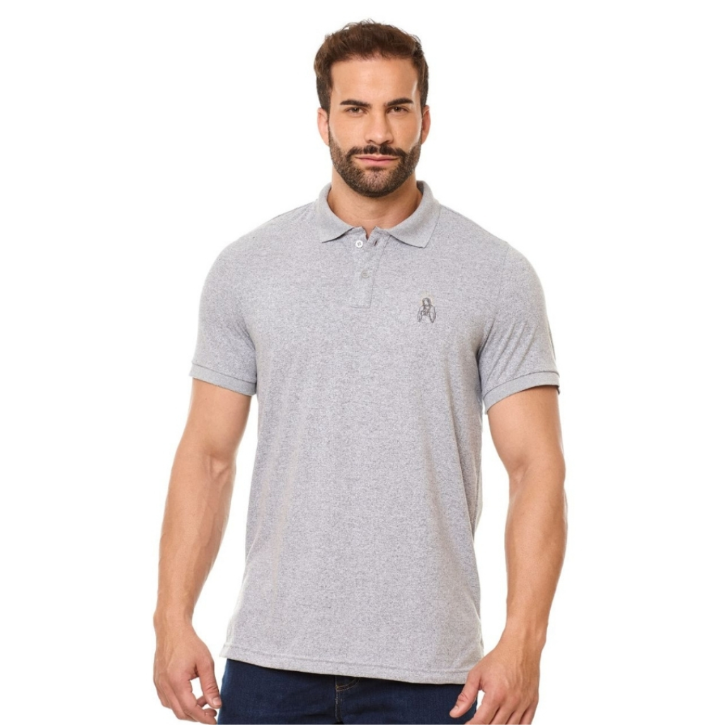 Polo shirt with Our Lady of Guadalupe design.