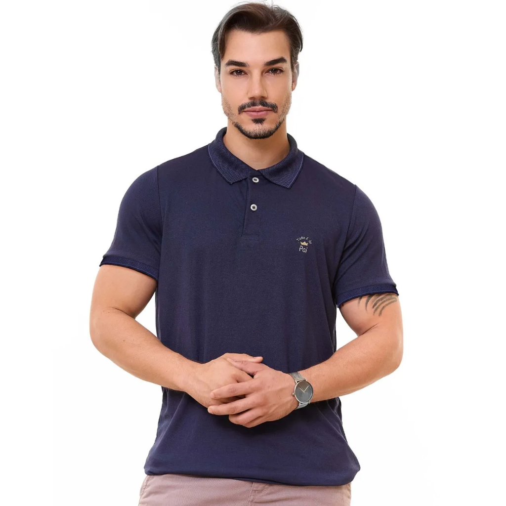 Camiseta Gola Polo Tudo é do Pai