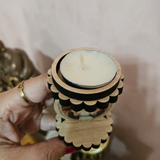Luminária Mini Sagrada Família com vela