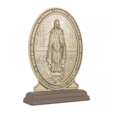 Adorno Medalha de Nossa Senhora das Lagrimas Ouro Velho 19cm