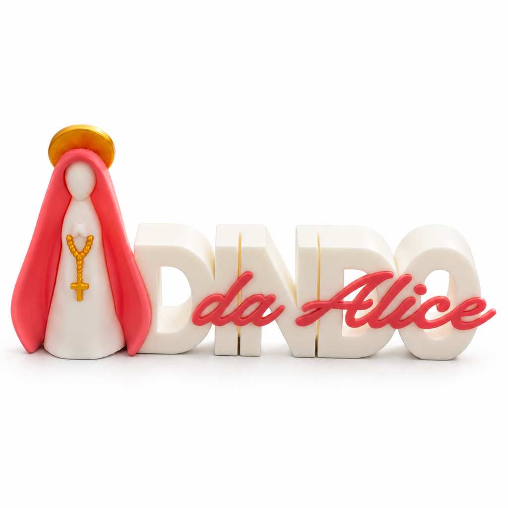Adorno Personalizado com Nossa Senhora Aparecida