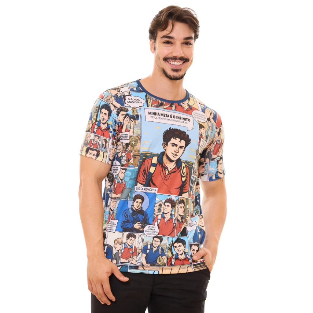 Camiseta São Carlo Acutis