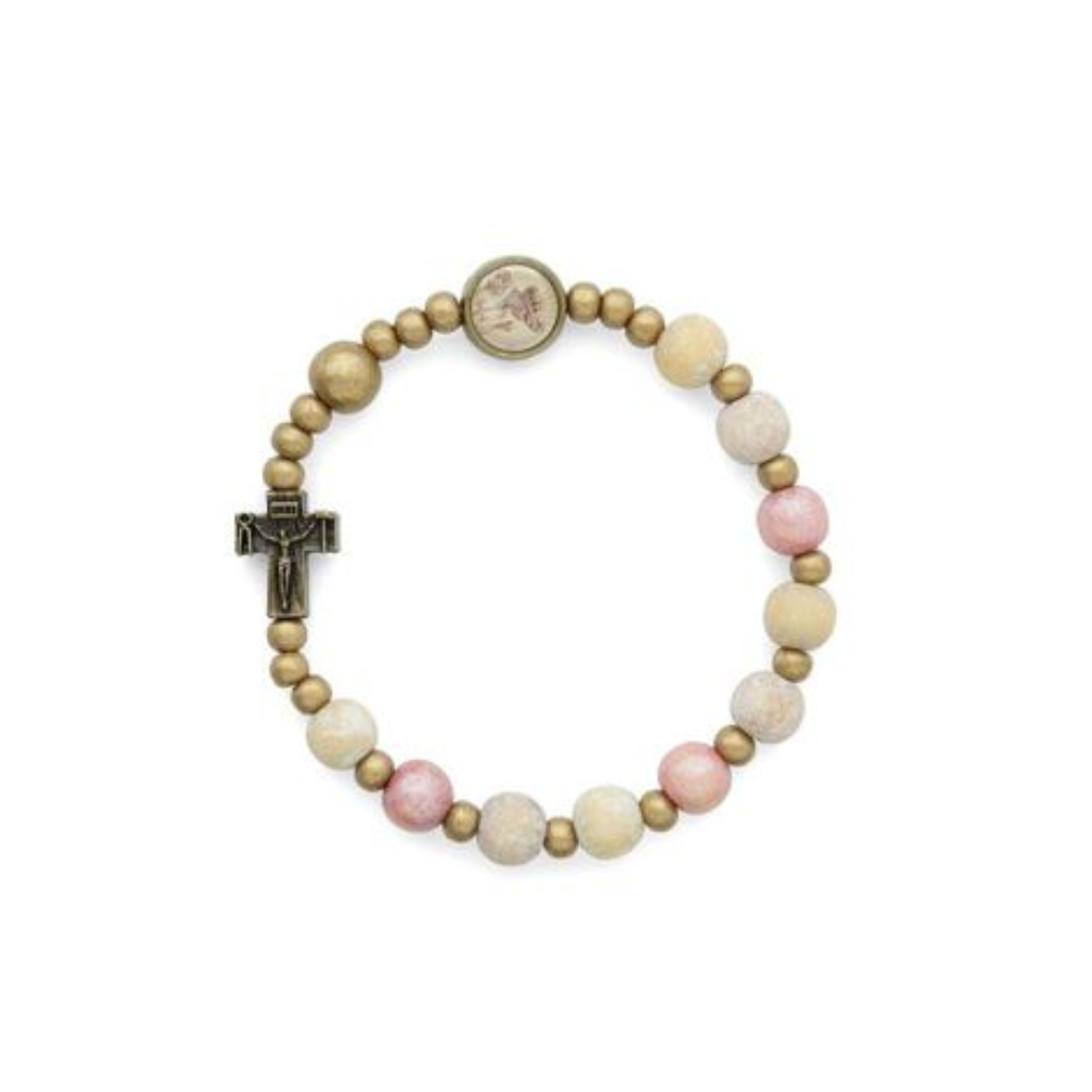 Kit Terço + Pulseira Devocional