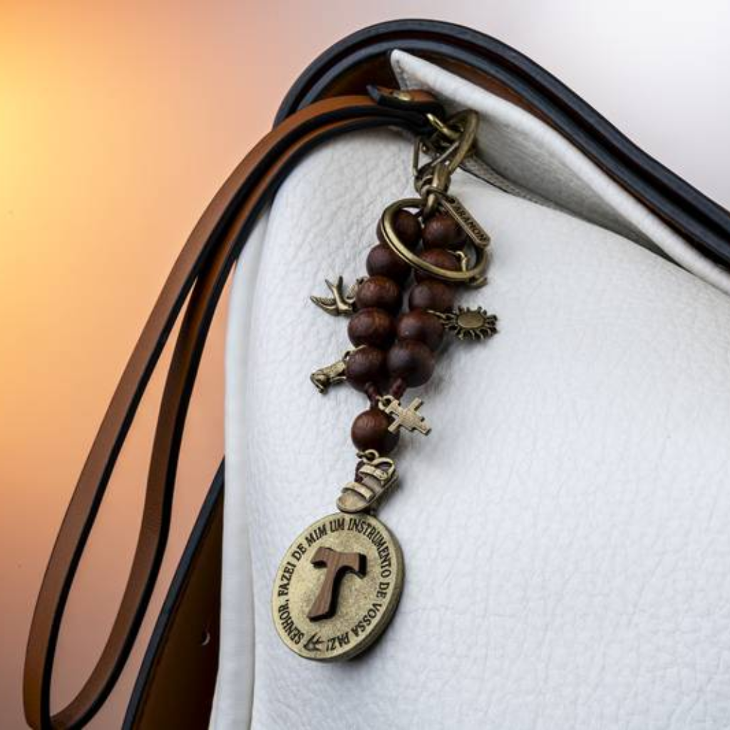 Keychain Mad 10mm Saint Francis of Assisi
