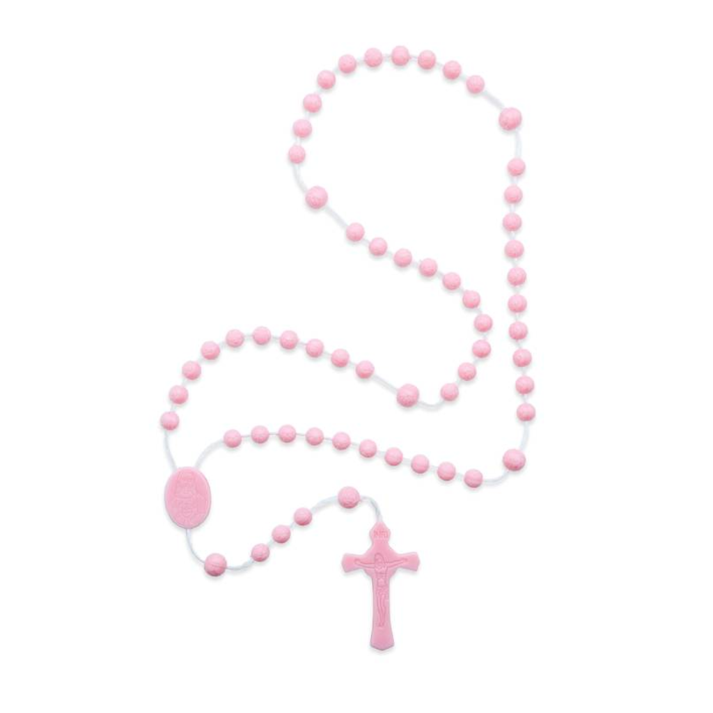 Pink Plastic Rosary