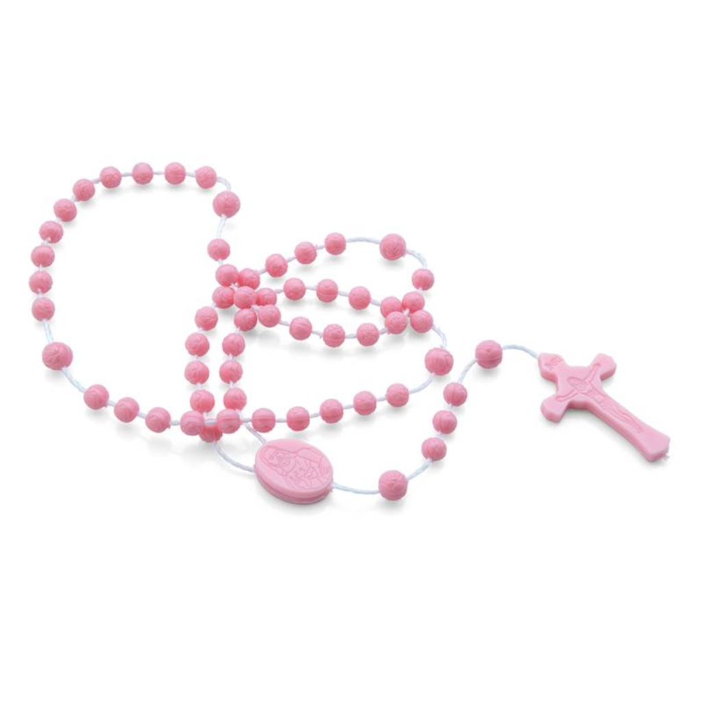 Pink Plastic Rosary