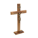Crucifijo de mesa y pared San Benito - 35 cm