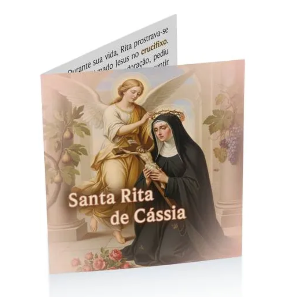 Terço Historia De Santa Rita Mad - 8mm - Preto Fosco