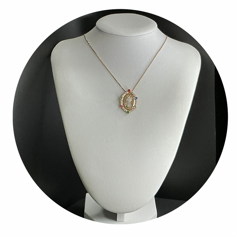 Our Lady of Grace Semi-Jewelry Necklace