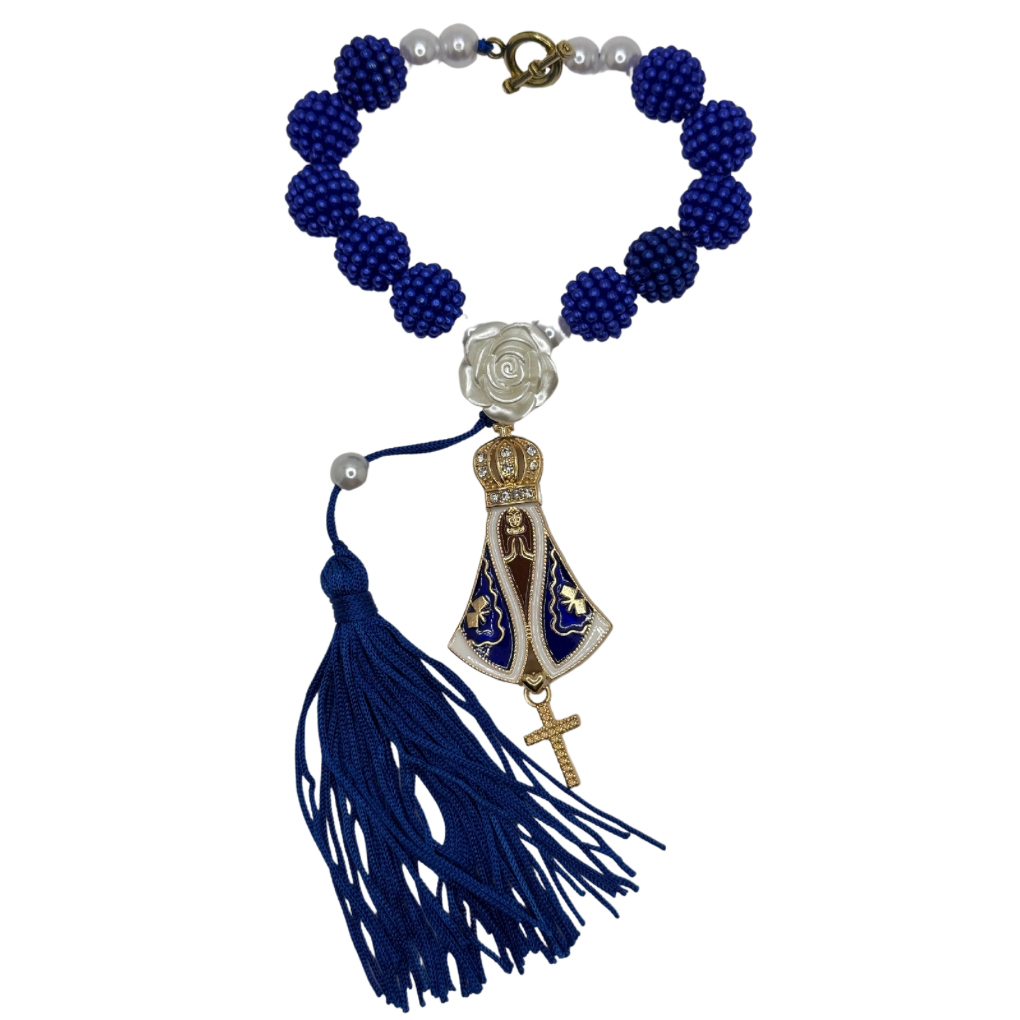 Car Stylized Pearls Our Lady of Aparecida Tenacity