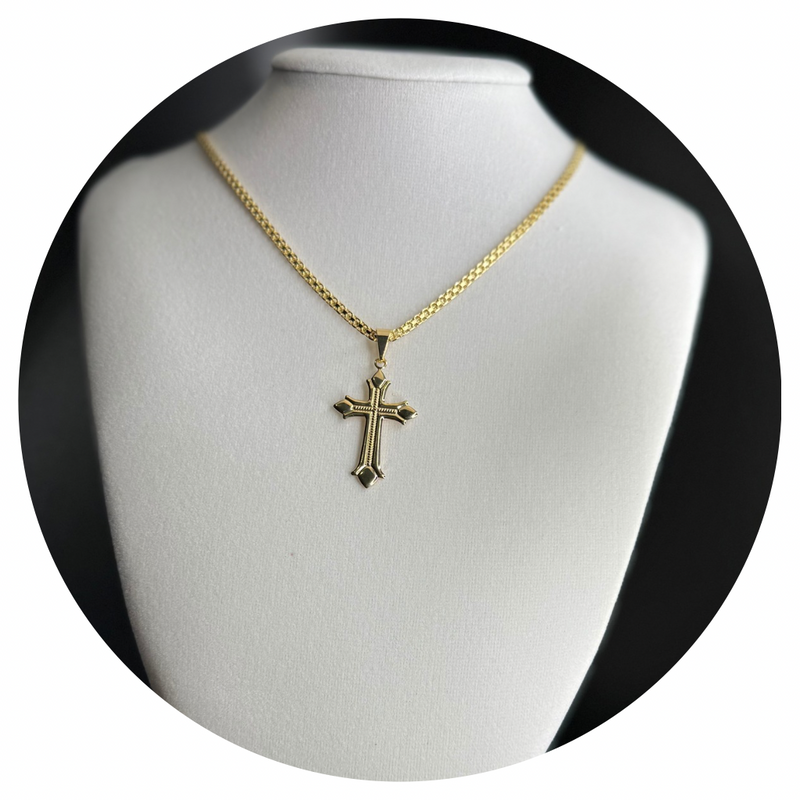 Semi-Jewelry Crucifix Chain