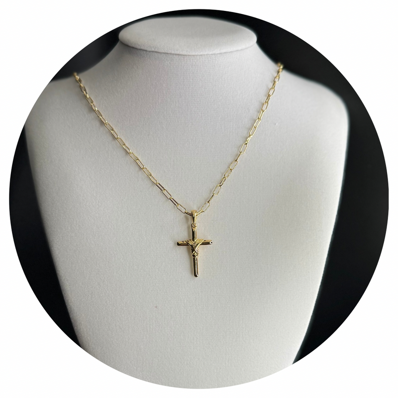 Semi-Jewelry Crucifix Chain