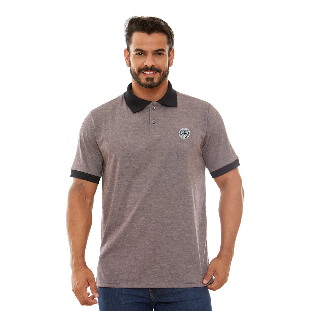 Saint Benedict Medal Polo Neck T-Shirt