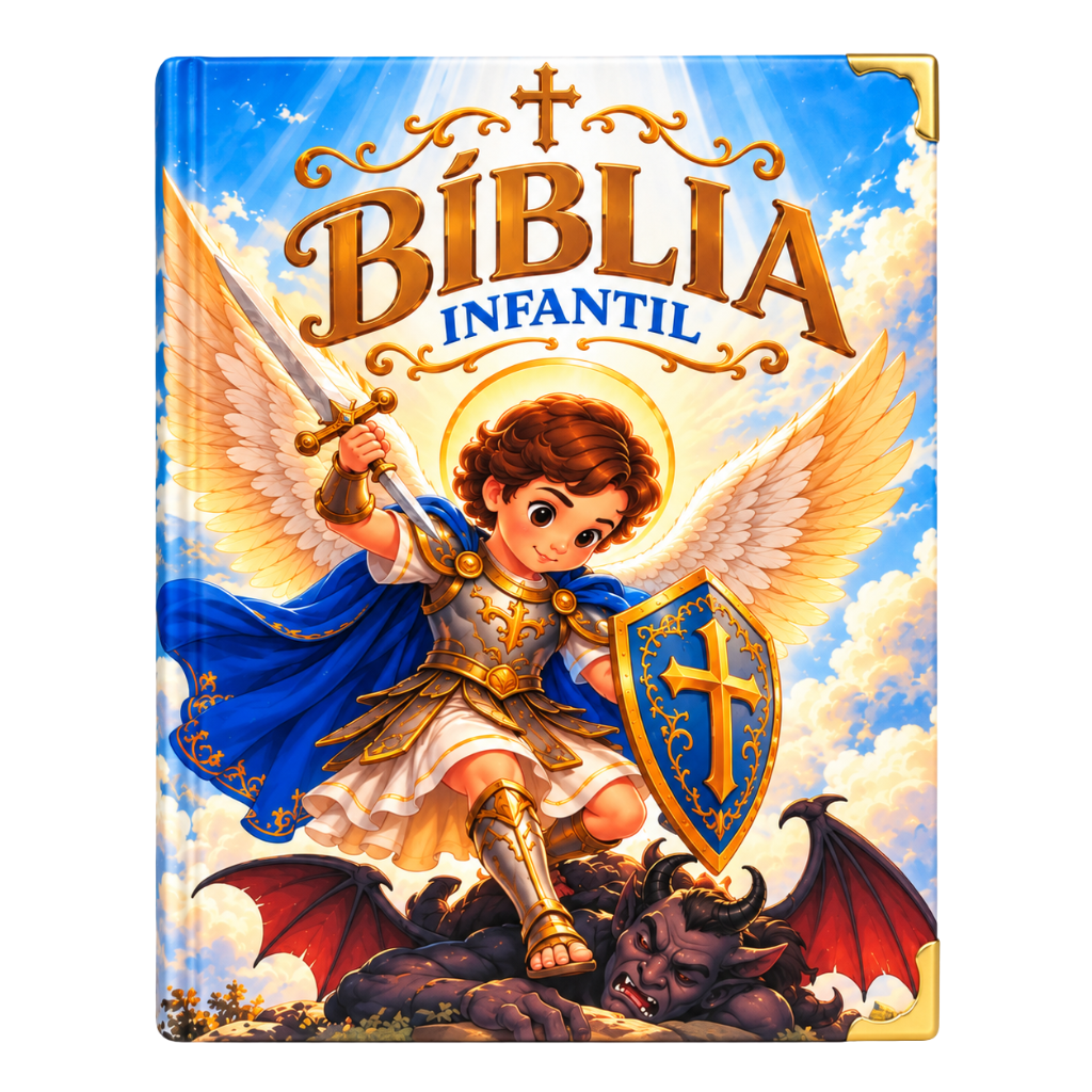 Bíblia Infantil Personalizada - São Miguel Arcanjo