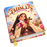 Bíblia Infantil Personalizada Santa Teresinha do Menino Jesus