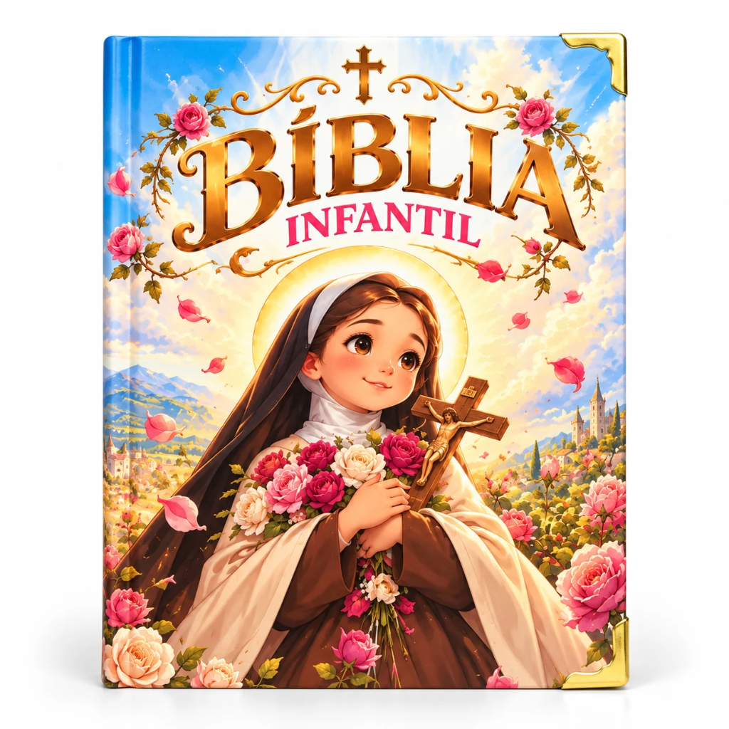 Bíblia Infantil Personalizada Santa Teresinha do Menino Jesus