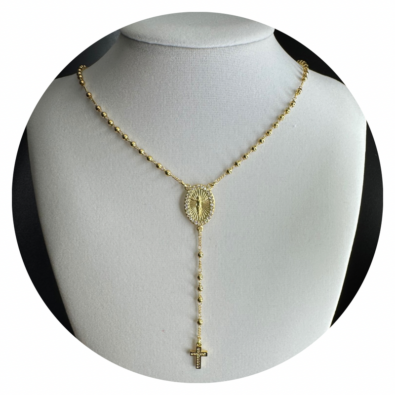 Semi-Jewelry Rosary Necklace