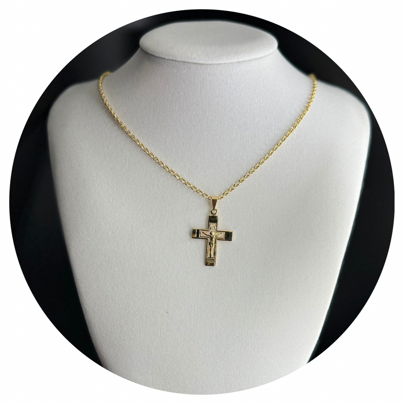 Semi-Jewelry Crucifix Chain