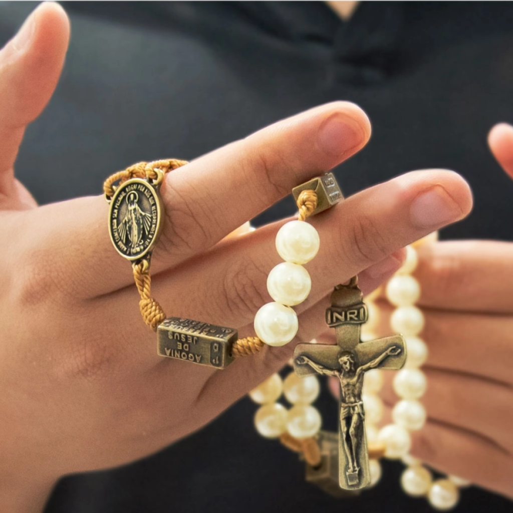 Terço Mistérios do Rosário Nossa Senhora das Graças