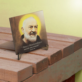 Cuadro de mesa Padre Pío